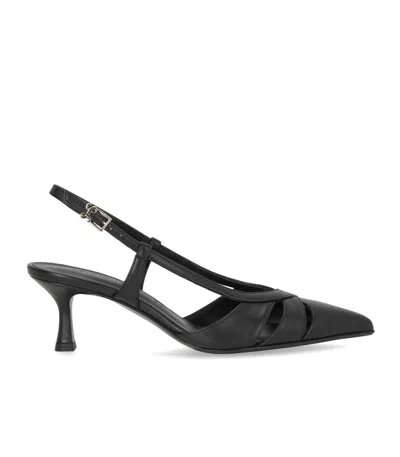 Sergio Levantesi Edda Black Slingback Pumps