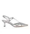 Sergio Levantesi Edvige Silver Slingback Pump In Metallic