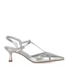 Sergio Levantesi Edvige Silver Slingback Pump In Metallic