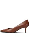 Sergio Levantesi Ella Pointed-toe Kitten-heel Pumps