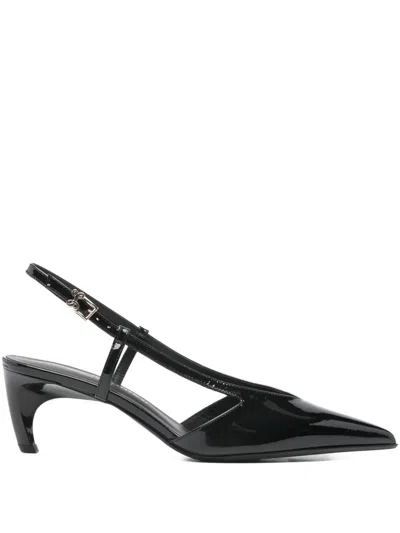 Sergio Levantesi Eva Slingback Pointed Pumps In Black