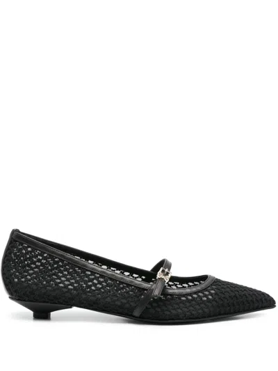 Sergio Levantesi Flora Ballet Flats In Black
