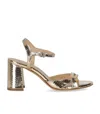 Sergio Levantesi Glenda Gold Heeled Sandal In Gold