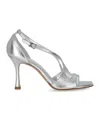 Sergio Levantesi Honey Silver Heeled Sandal