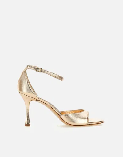 Sergio Levantesi Hope Rose Gold Heeled Sandals