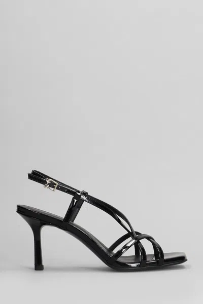 Sergio Levantesi 70mm Ivana Sandals In Black