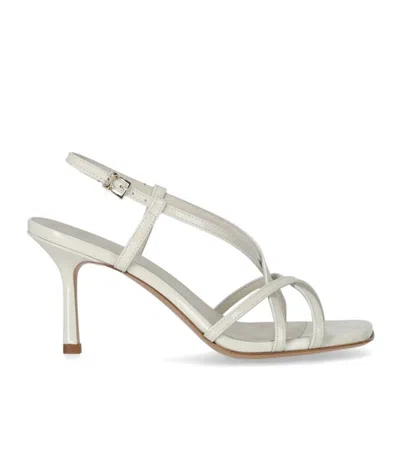Sergio Levantesi Ilenia Butter Heeled Sandal In White