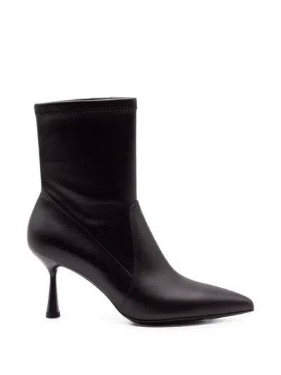 Sergio Levantesi Janet Slip-on Ankle Boots In Black