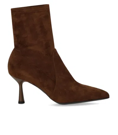 Sergio Levantesi Janet Suede Brown Ankle Boot