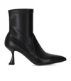 Sergio Levantesi Junny Black Heeled Ankle Boot In Black