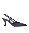 Sergio Levantesi Kate Blue Slingback Pump In Blue