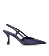 Sergio Levantesi Kate Blue Slingback Pump In Blue
