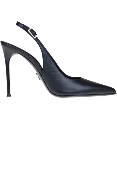 Sergio Levantesi Laury Sligback Pumps In Black