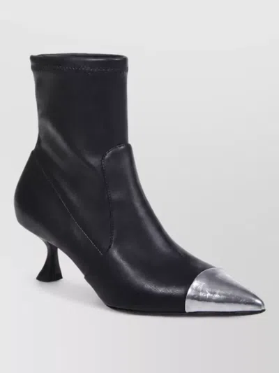 Sergio Levantesi Leather Knee-high Boots In Black