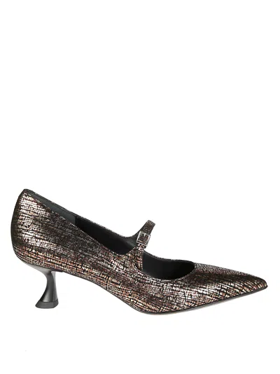 Sergio Levantesi Mary Jane Metallizzata T50 In Brown