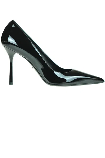 Sergio Levantesi Musa Patent Leather Pumps In Black