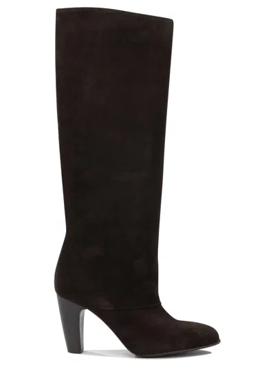 Sergio Levantesi "onesta 65mm" Knee-high Boots In Animal Print