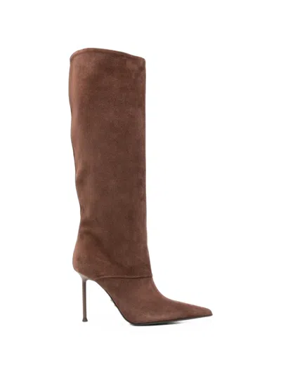 Sergio Levantesi Paprika Pointed-toe Boots In Brown