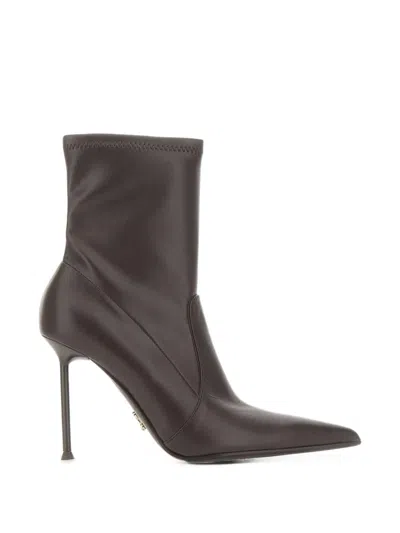 Sergio Levantesi Patrizia67 Tryde Heeled Ankle Boots In Brown