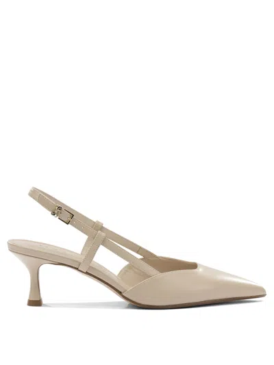 Sergio Levantesi Pink Leather Heeled Shoes In Multi