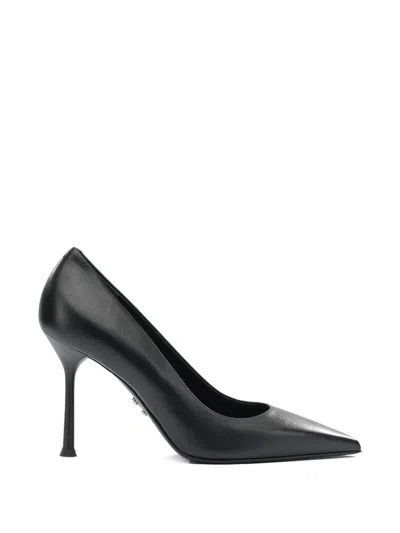 Sergio Levantesi Pointed-toe Heeled Pumps In Black