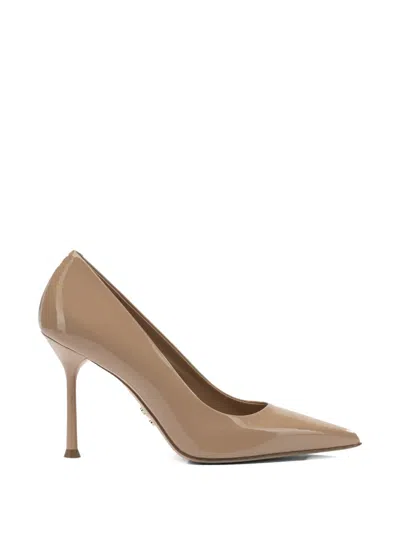 Sergio Levantesi Pointed-toe Heeled Pumps In Neutral