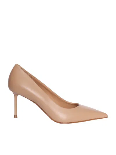 SERGIO LEVANTESI POINTED-TOE PUMPS IN SMOOTH LEATHER