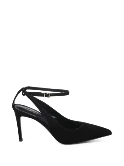 Sergio Levantesi Pointed-toe Buckle-strap Pumps In Multi