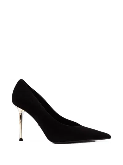 Sergio Levantesi Pole Tapered-toe Pumps In Black