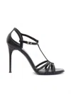 Sergio Levantesi Raily5 Calf Black Sandal In Black