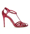 Sergio Levantesi Rita Strawberry Heeled Sandal In Red