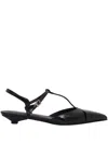 Sergio Levantesi Slingback Pointed-toe Pumps In Black