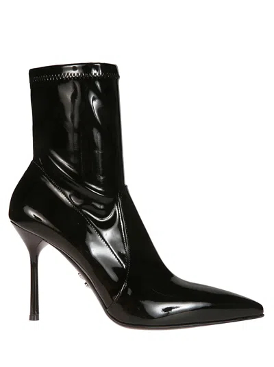 Sergio Levantesi Slingback T 90 Vernice In Black