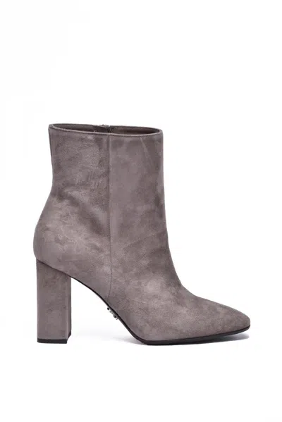 Sergio Levantesi Suede Ankle Boot - Grey In Multi