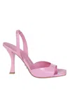 Sergio Levantesi Irene Pink Heeled Sandal In Rosa