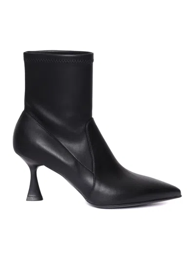 Sergio Levantesi Tronchetto Janet56 Calf/supreme Nero In Black
