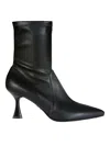 Sergio Levantesi Junny Black Heeled Ankle Boot In Black