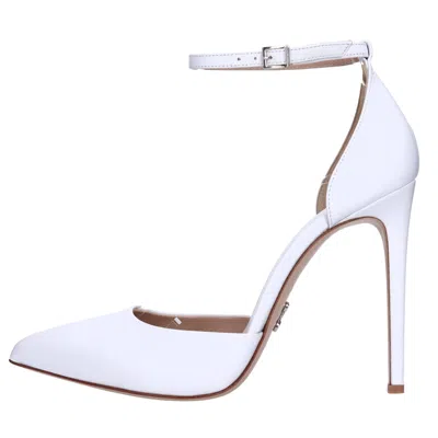 Sergio Levantesi With Heel White In Bianco Neutri