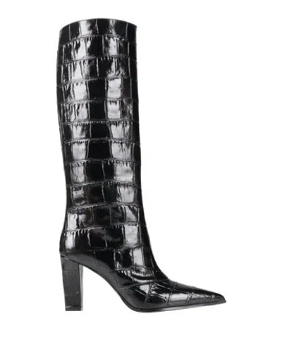 Sergio Levantesi Woman Boot Black Size 6 Leather