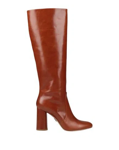 Sergio Levantesi Woman Boot Tan Size 8 Soft Leather