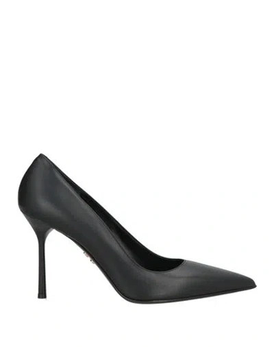 Sergio Levantesi Woman Pumps Black Size 10 Leather