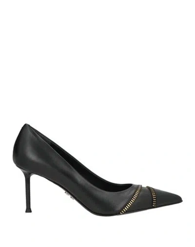 Sergio Levantesi Woman Pumps Black Size 6 Calfskin