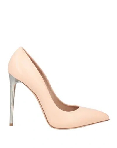 Sergio Levantesi Woman Pumps Blush Size 7.5 Leather In Pink