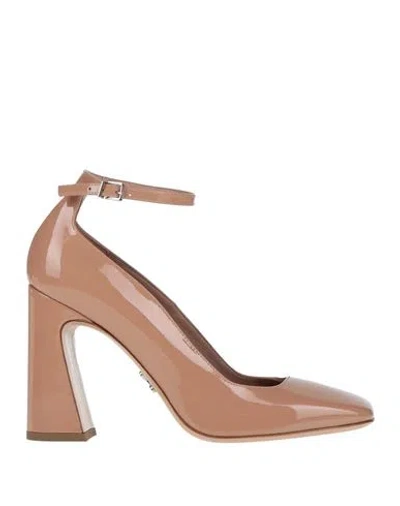 Sergio Levantesi Woman Pumps Blush Size 7.5 Leather In Pink