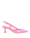 Sergio Levantesi Woman Pumps Fuchsia Size 6 Leather