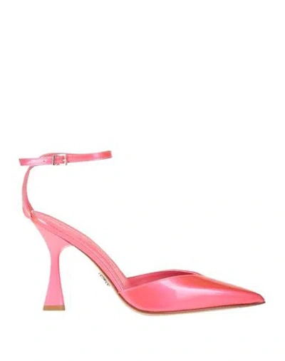 Sergio Levantesi Woman Pumps Fuchsia Size 8 Leather