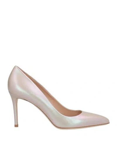 Sergio Levantesi Woman Pumps Light Pink Size 6 Leather