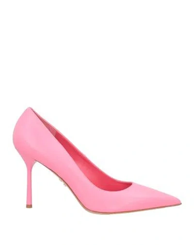 Sergio Levantesi Woman Pumps Pink Size 7.5 Leather