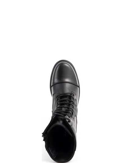 Sergio Moretti Ankle Boots With Side Zipper In Black