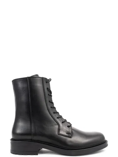 Sergio Moretti Casual Ankle Boots In Black